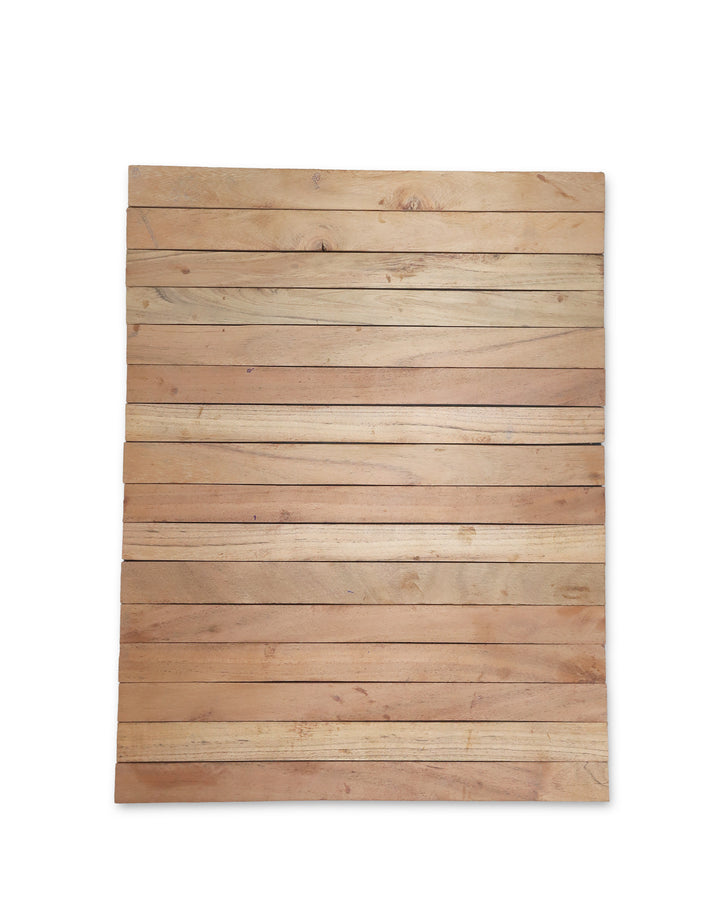 Roll-Up Wooden Serving Mat: Flexible Utility with Natural Charm