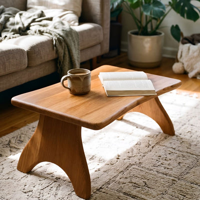 Natural Oak Wooden Laptop Table