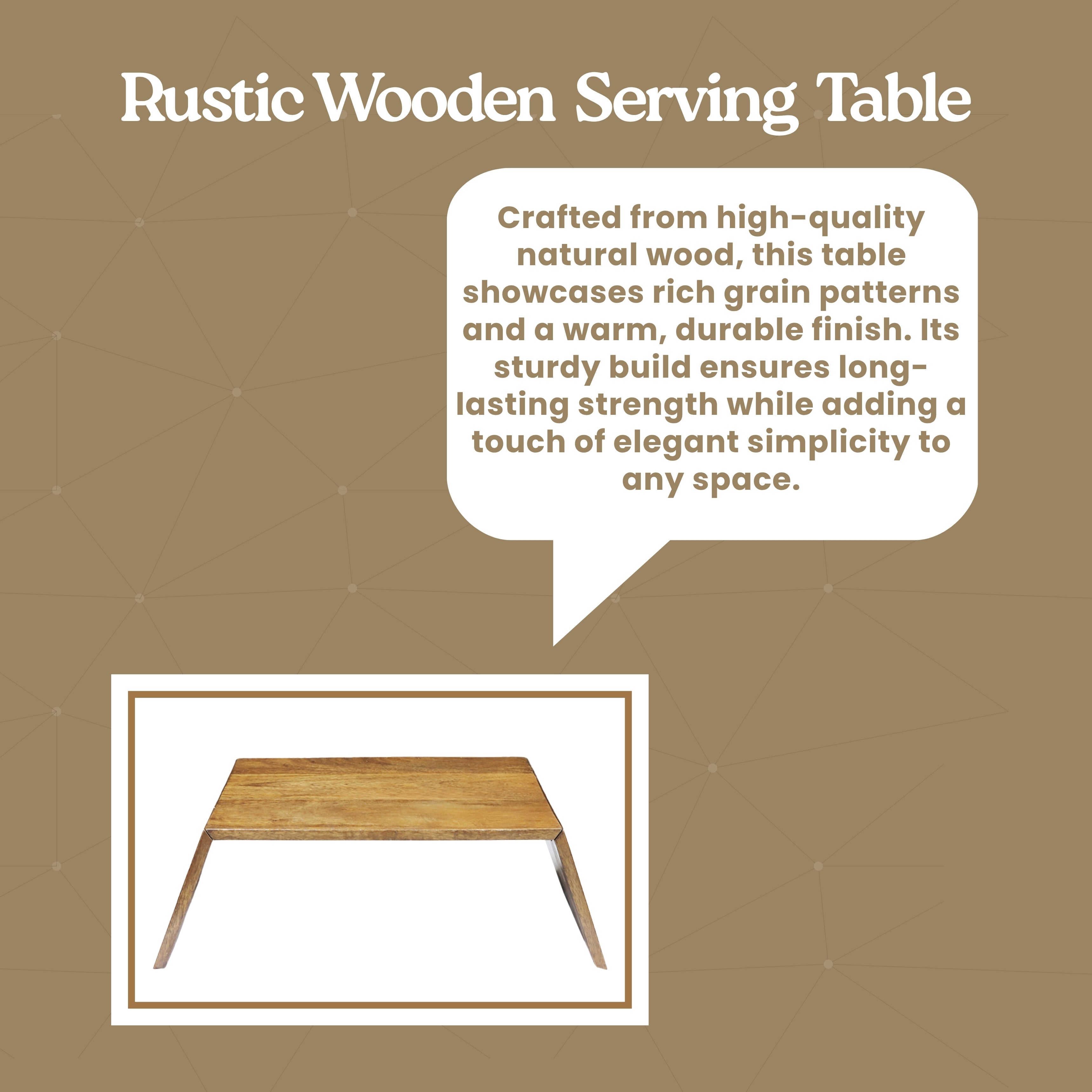 Takai Foldable Wooden Breakfast Table