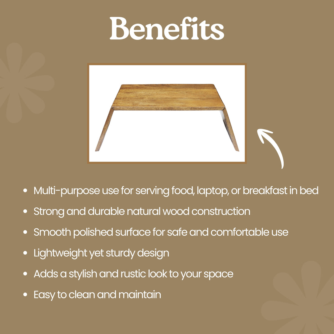 Takai Foldable Wooden Breakfast Table