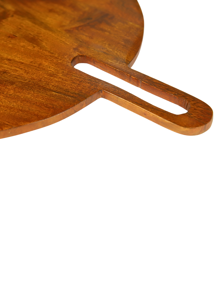 Rustic Round Wooden Serving Platter