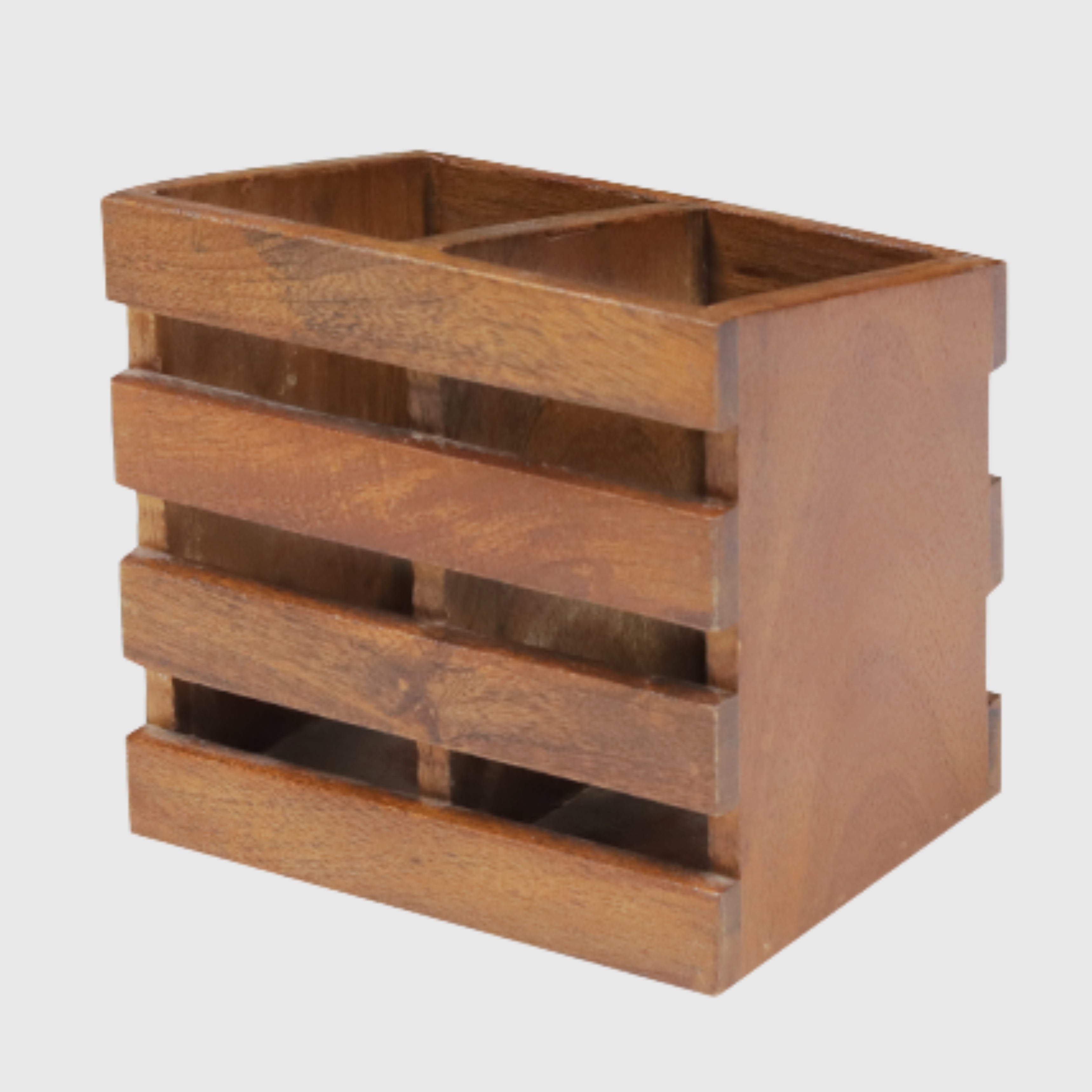 Slotted Wooden Multi-Utility Organizer