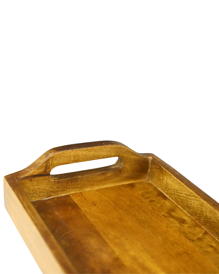 Handcrafted Rectangular Wooden Serving Platter