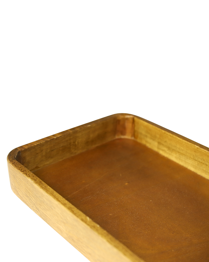 Rustic Wooden Rectangular Serving Tray