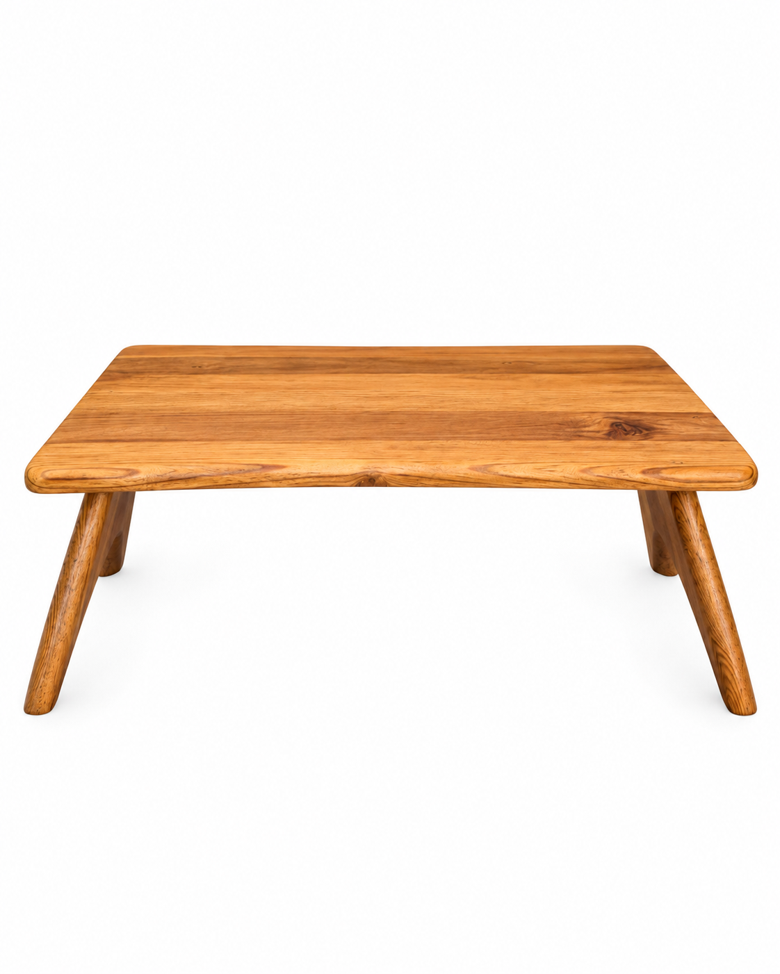 Rustic Natural Wood Low laptop Table