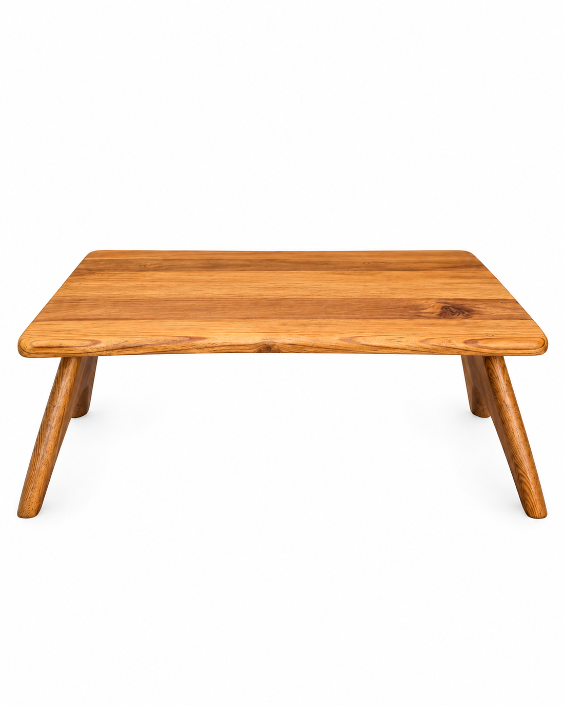 Rustic Natural Wood Low laptop Table