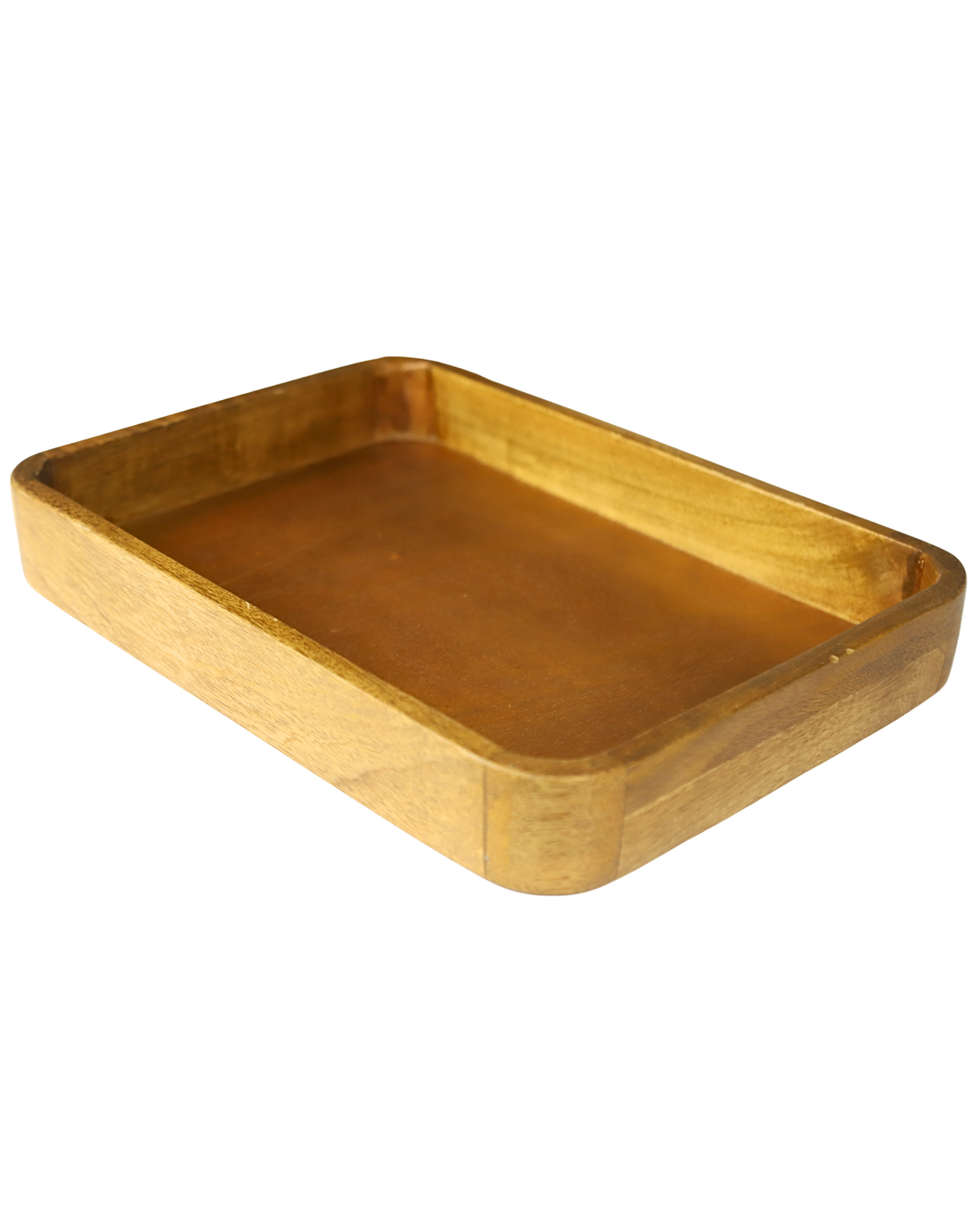 Rustic Wooden Rectangular Serving Tray