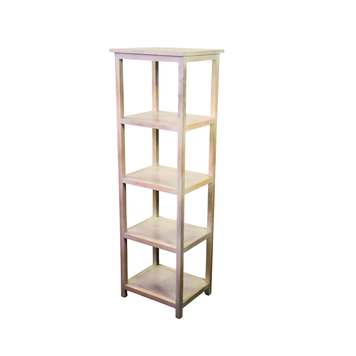 Minimalist Wooden Five-Shelf Storage Rack