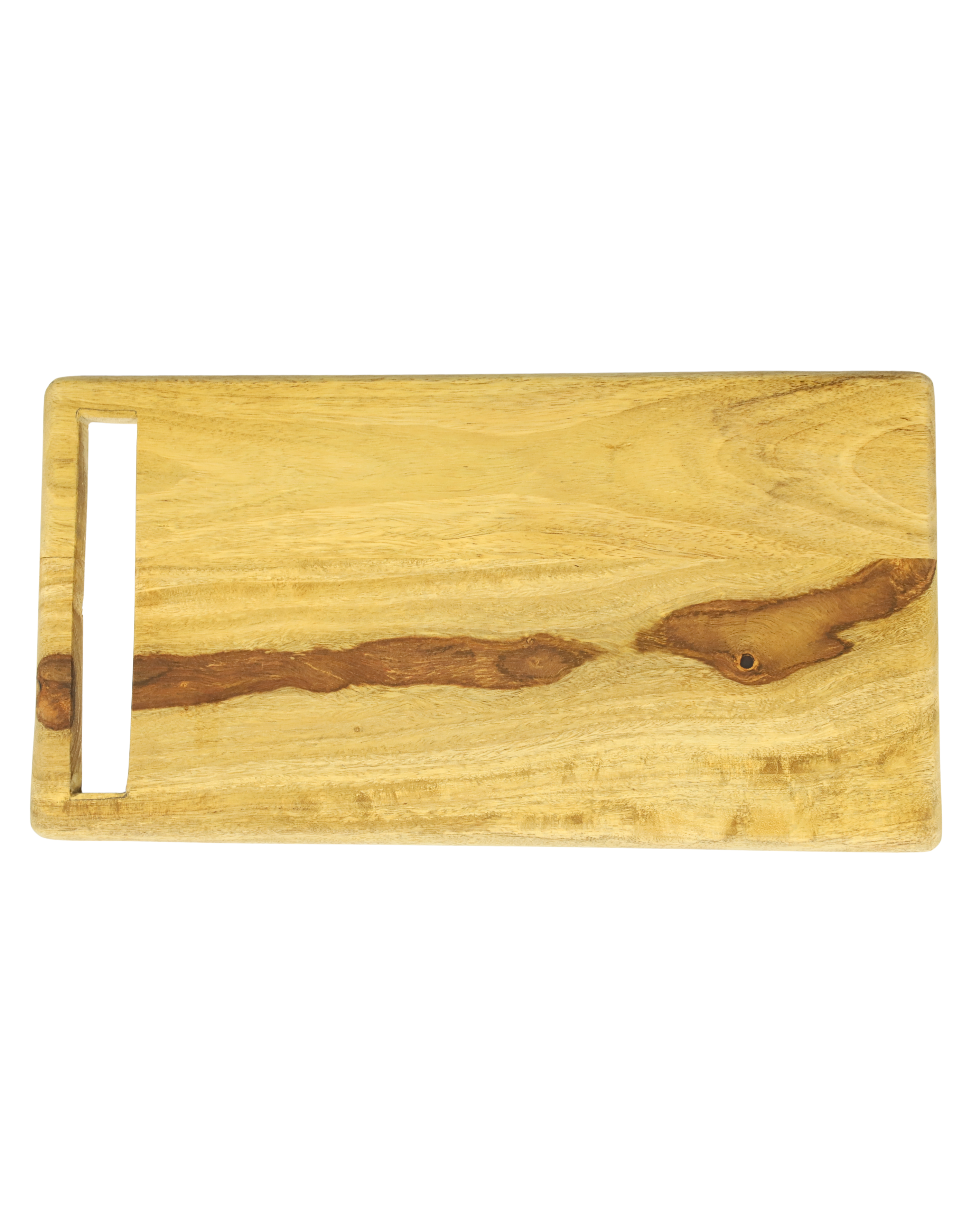 Rectangular Wooden Chopping Board with Handle Slot
