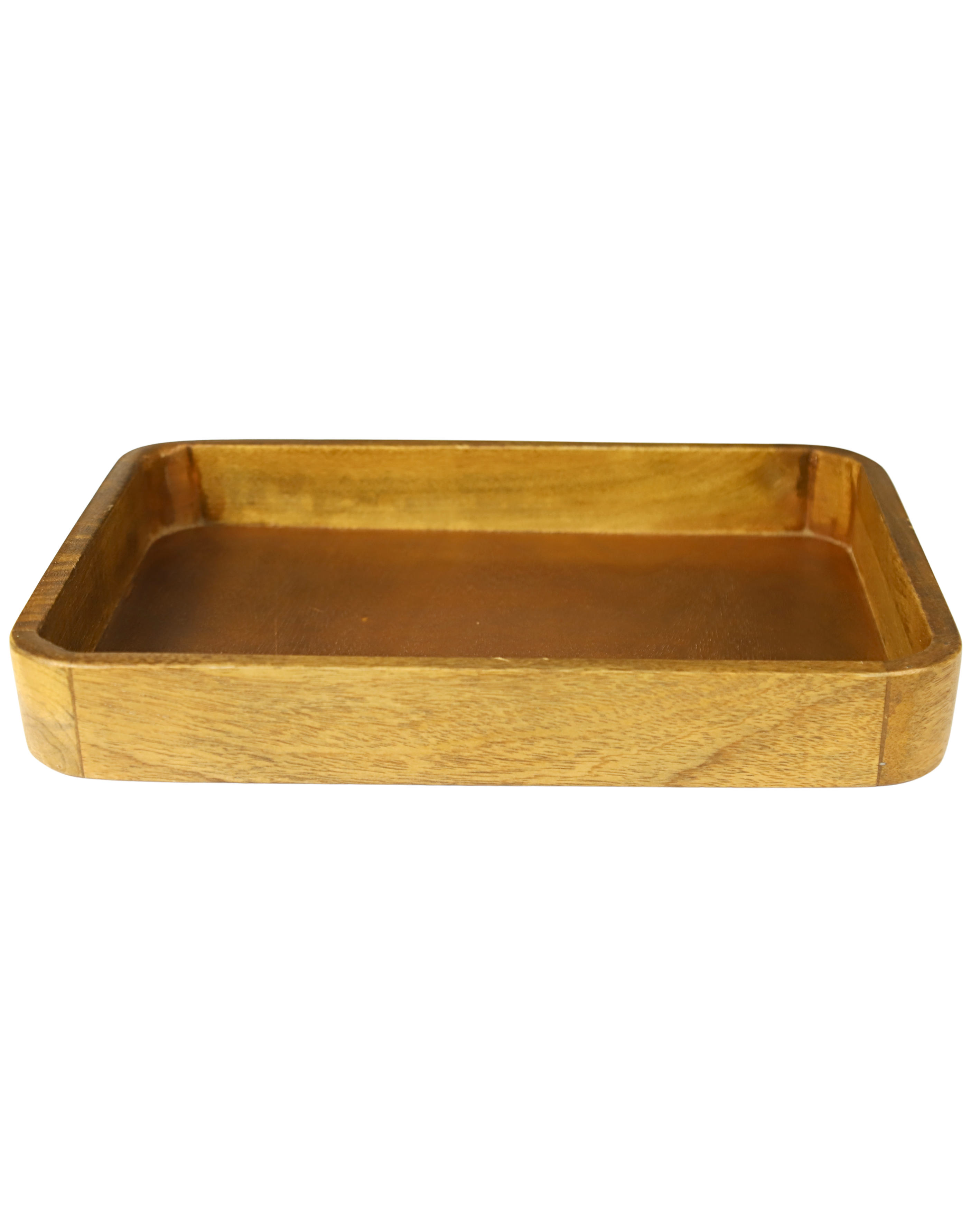 Rustic Wooden Rectangular Serving Tray