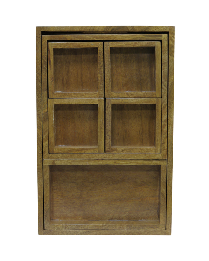 Modular Multi-Section Wooden Spice & Serving Tray
