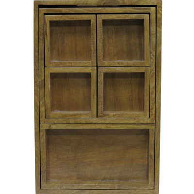 Modular Multi-Section Wooden Spice & Serving Tray