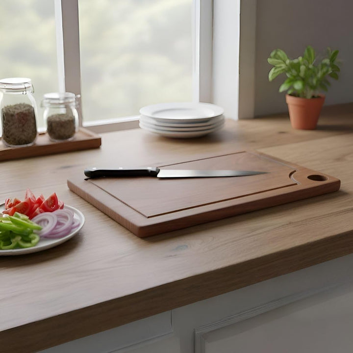 Rustic Solid Wood Chopping Board