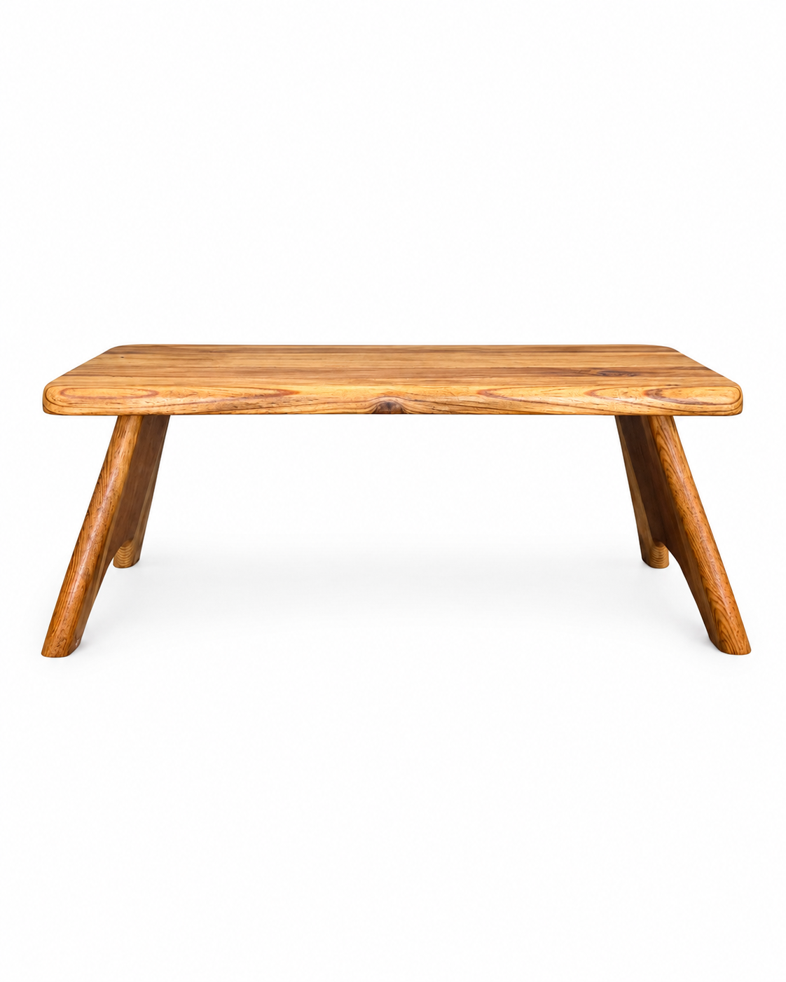Rustic Natural Wood Low laptop Table