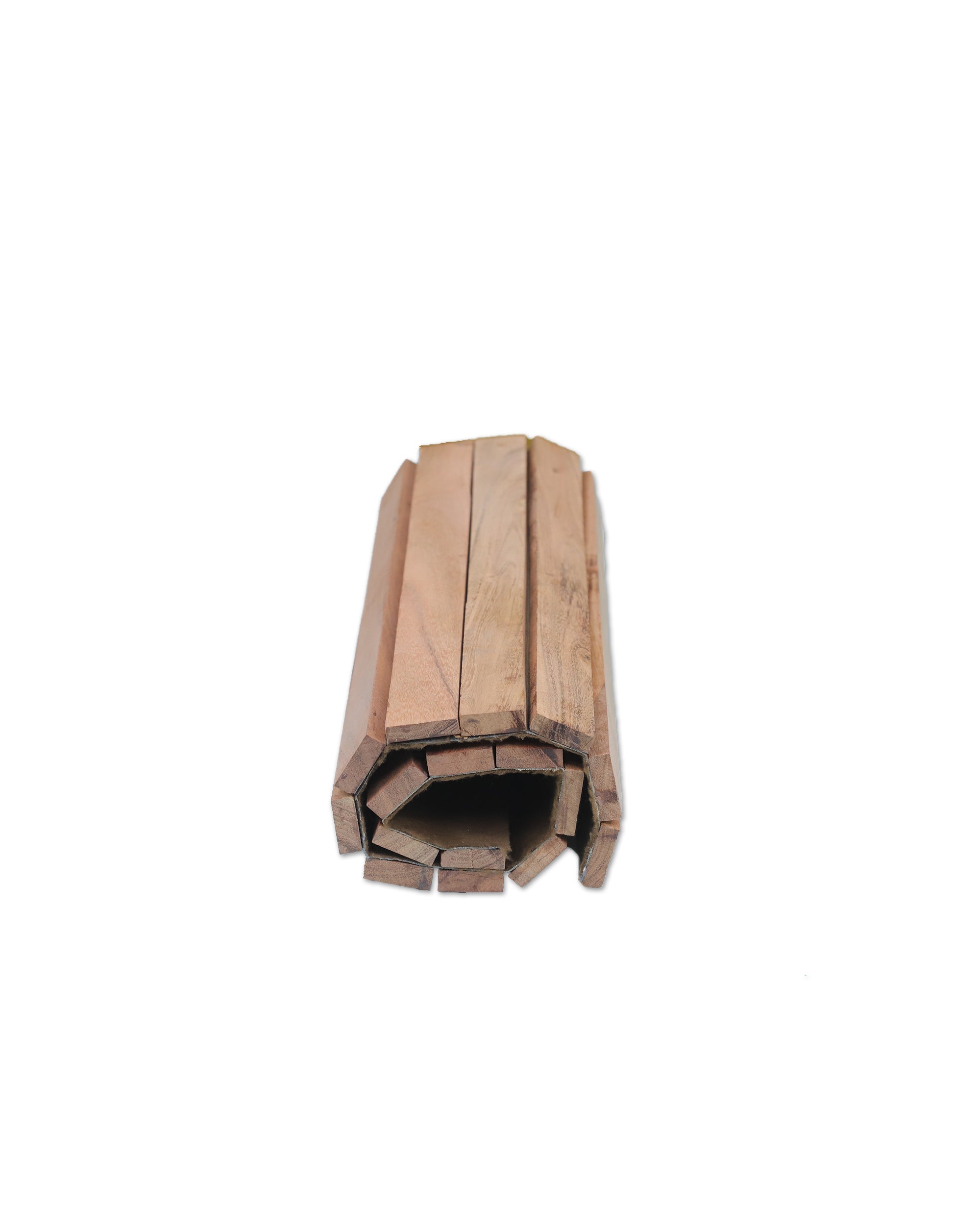 Roll-Up Wooden Serving Mat: Flexible Utility with Natural Charm