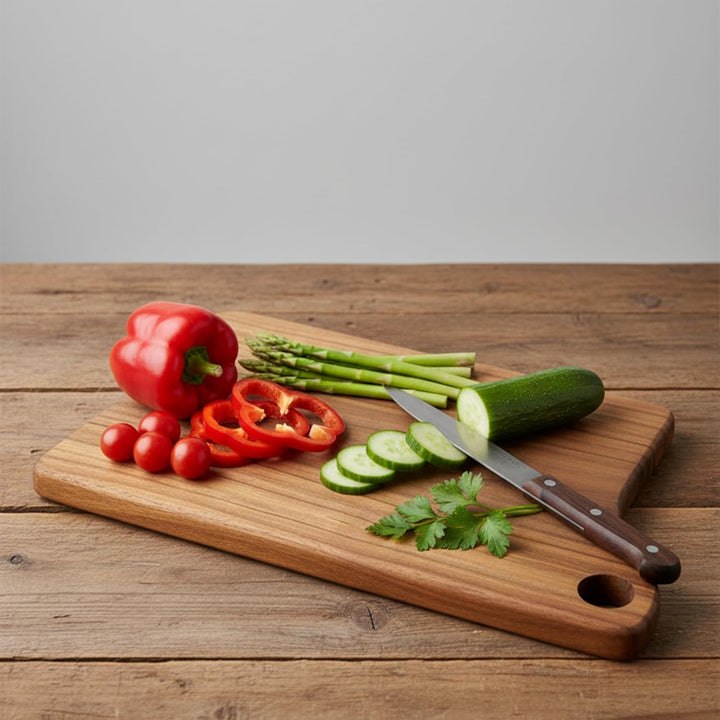 The Walnut-Toned Modern Artisan Platter