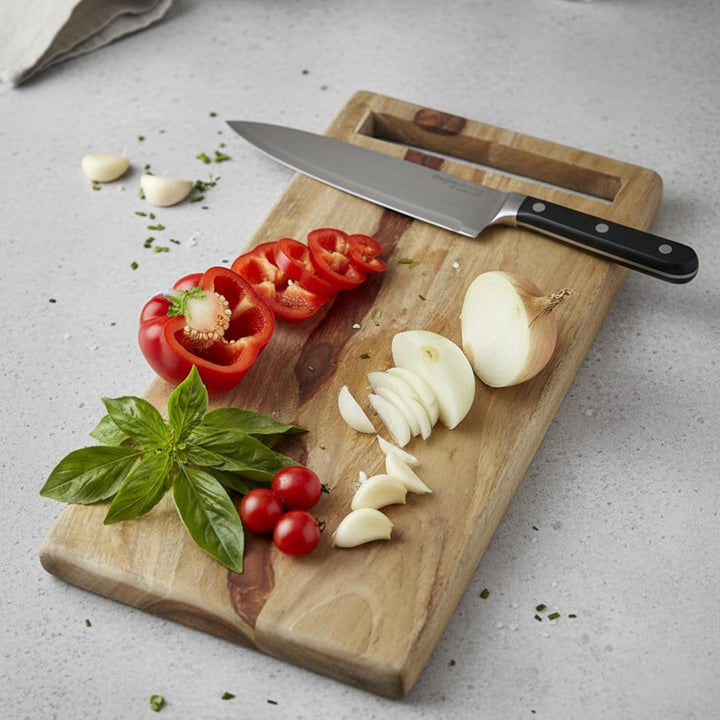 The Modern Bread & Charcuterie Board with Handle