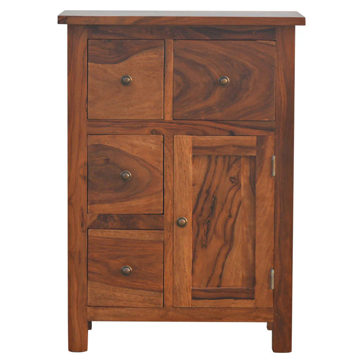 Sheesham 5 Drawer Storage
