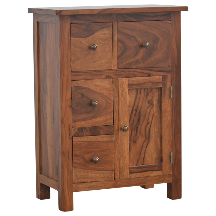 Sheesham 5 Drawer Storage