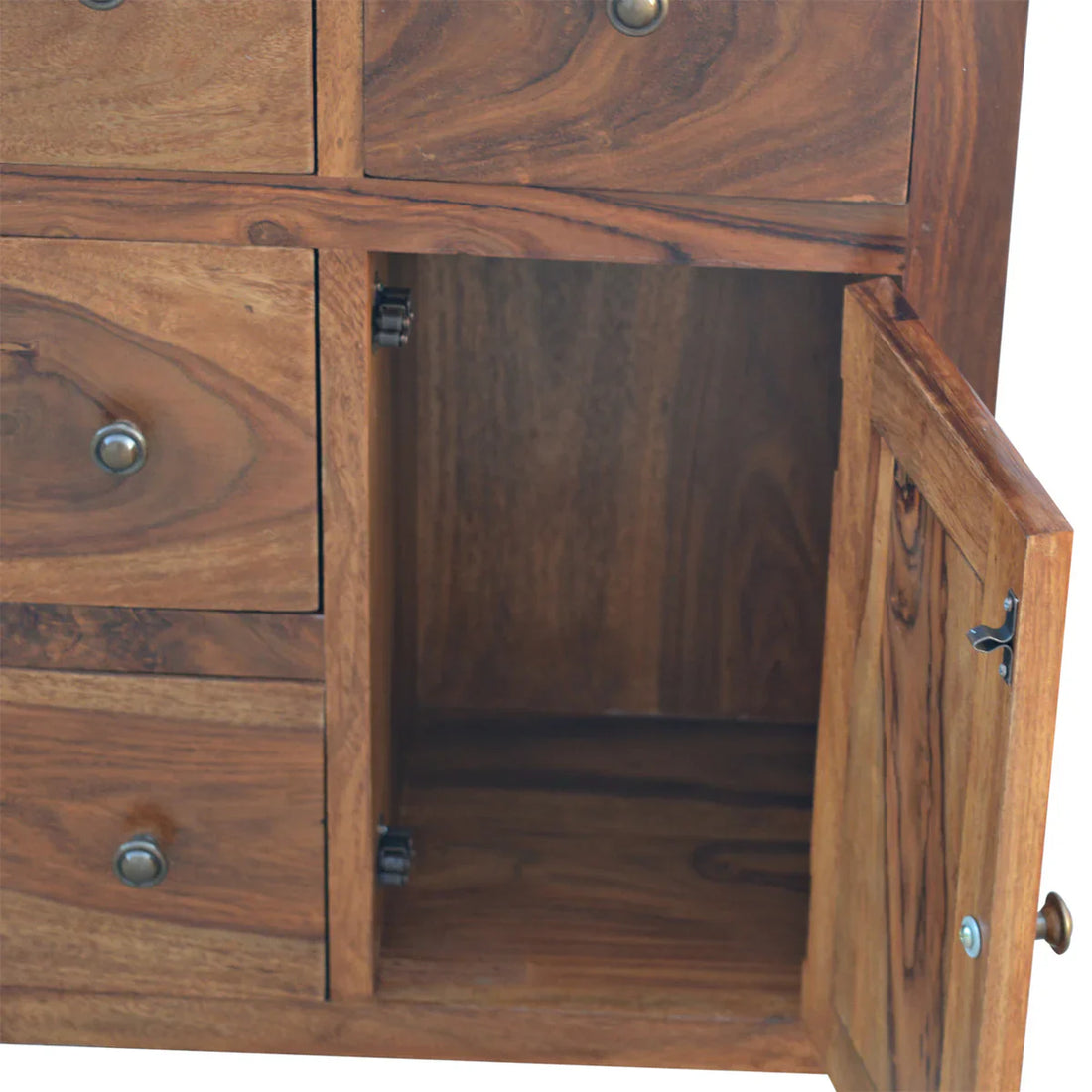 Sheesham 5 Drawer Storage