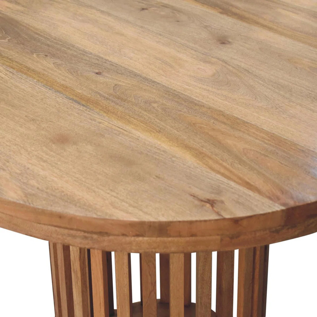 Wood Silo Round Dining Table