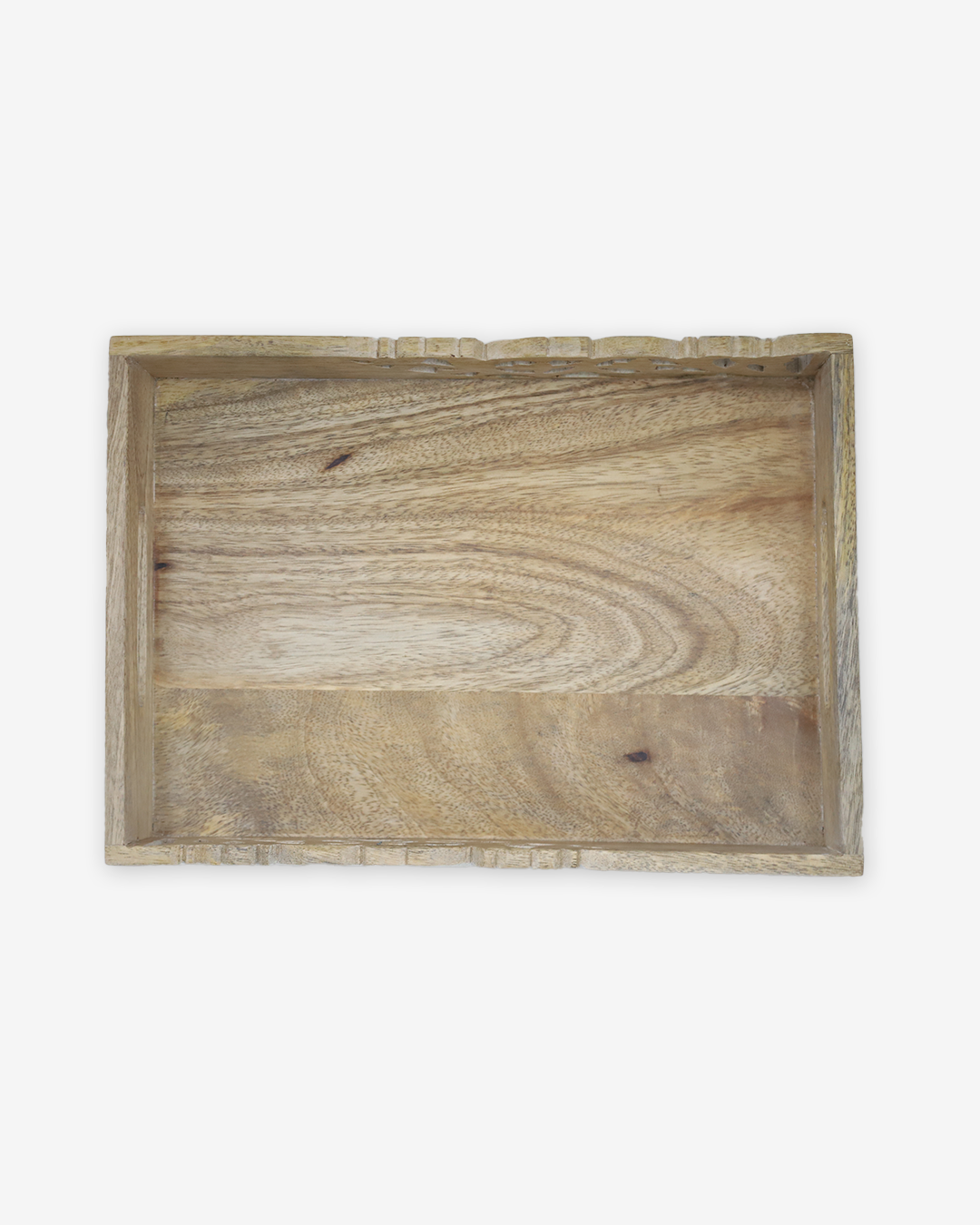 The Artisanal Carved Mango Wood Serving Tray
