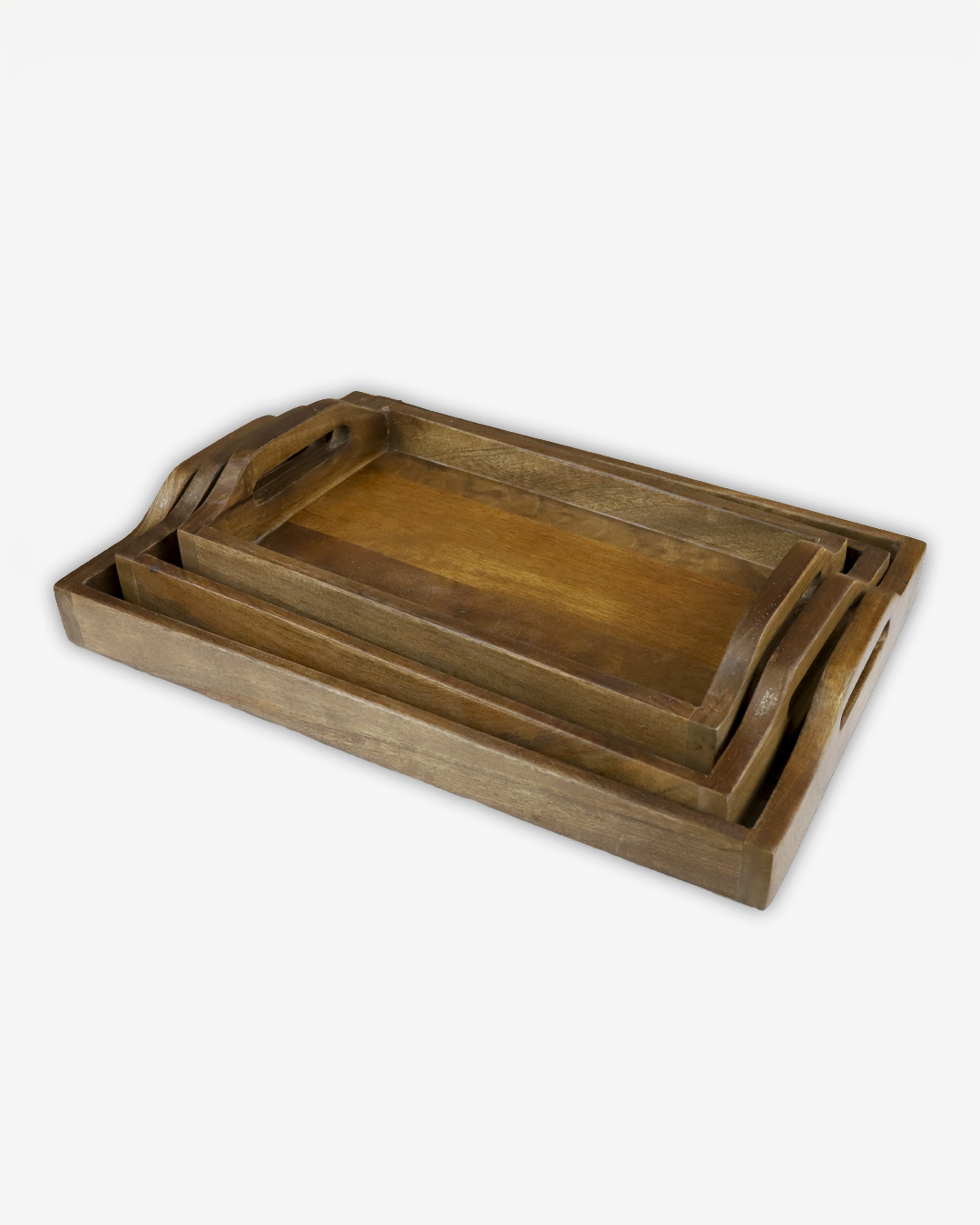 The Modern Farmhouse Nested Serving Tray Set (Set of 3)