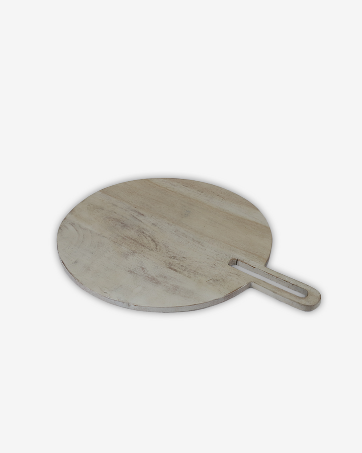 The Modern Round Wood Serving & Cutting Board