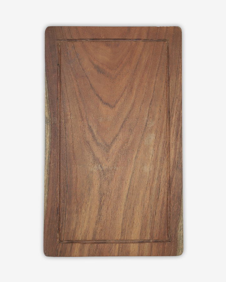 The Live Edge Reversible Acacia Butcher Block