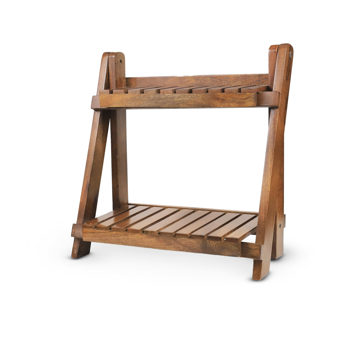 Wooden Foldable Rack: Compact Elegance for Smart Storage – Wood Silo