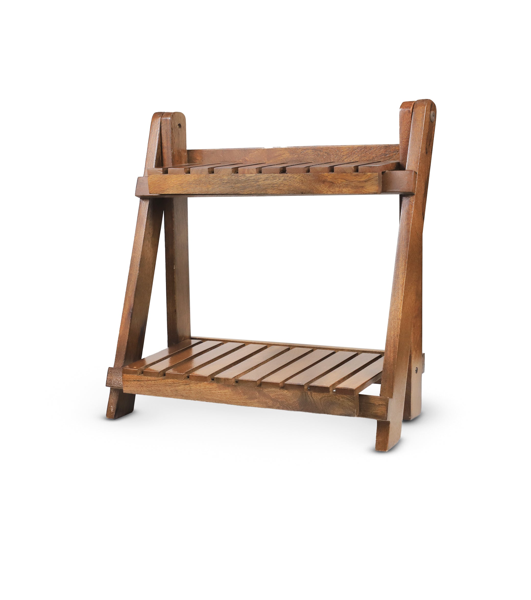Wooden Foldable Rack: Compact Elegance for Smart Storage