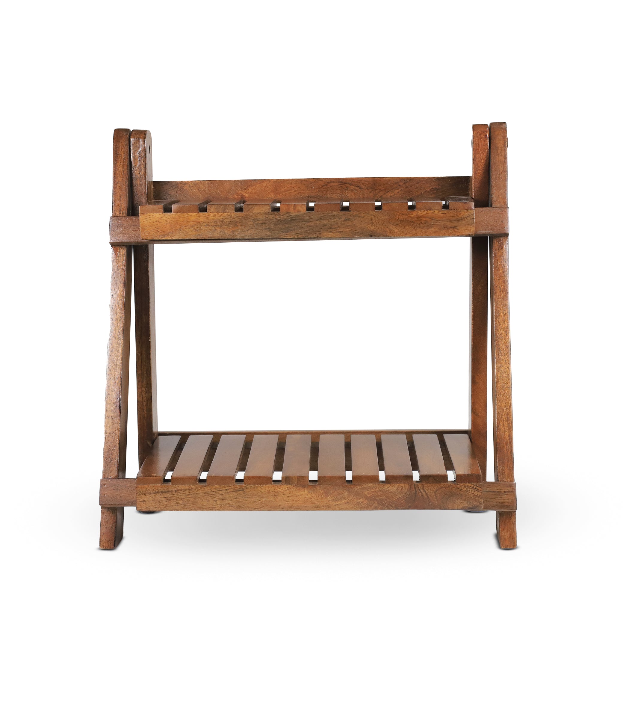 Wooden Foldable Rack: Compact Elegance for Smart Storage