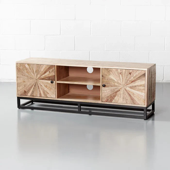 SUNBURST - Mango Wood TV Unit