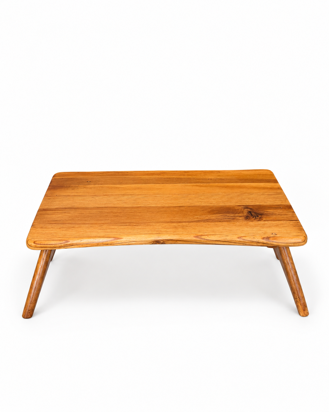 Rustic Natural Wood Low laptop Table
