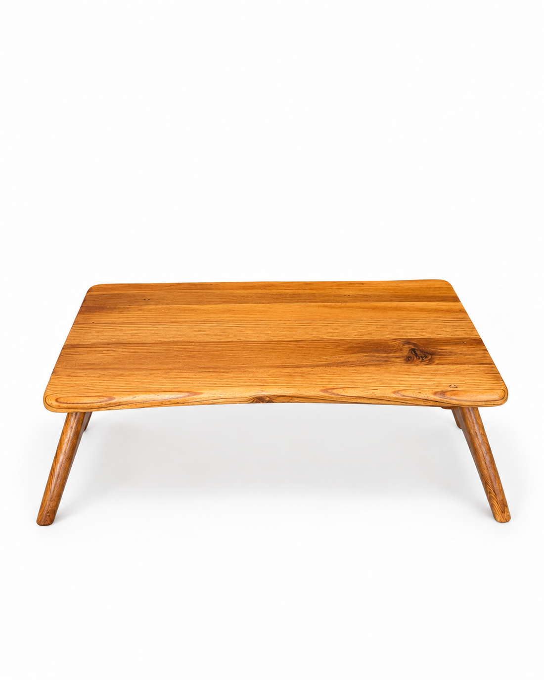 Rustic Natural Wood Low laptop Table